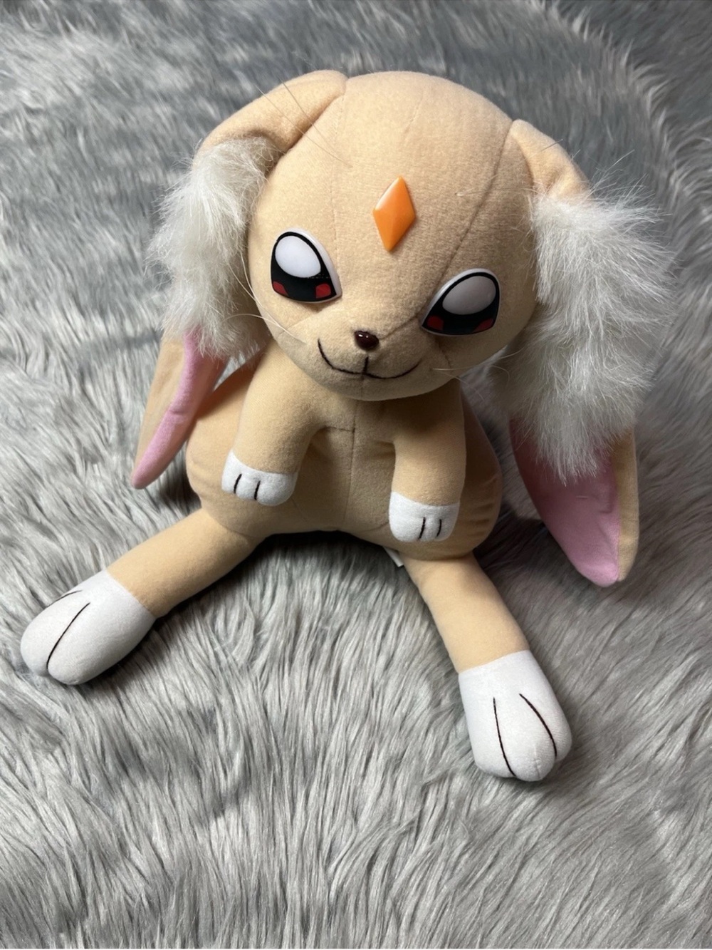 Vintage 2000 Tenchi Muyo Cabbit Ryo Ken-Ohki Long Ears Anime Plush